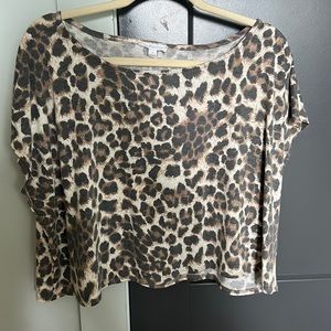 “Grade & Gather” Cheetah Print Top